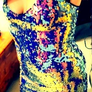 New York and Co Sequins dress